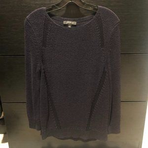 Ann Taylor Dark Blue Sweater with detail - Size L